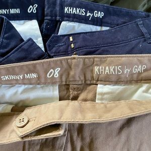 NWOT 2-for-1! Gap Skinny Mini Khakis!
